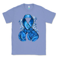 Colony Blue blueribbon with boxing gloves Classic Tee - NancyCooperArtShop
