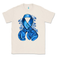 Natural blueribbon with boxing gloves Classic Tee - NancyCooperArtShop