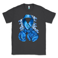 Smoke blueribbon with boxing gloves Classic Tee - NancyCooperArtShop