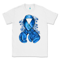 White blueribbon with boxing gloves Classic Tee - NancyCooperArtShop