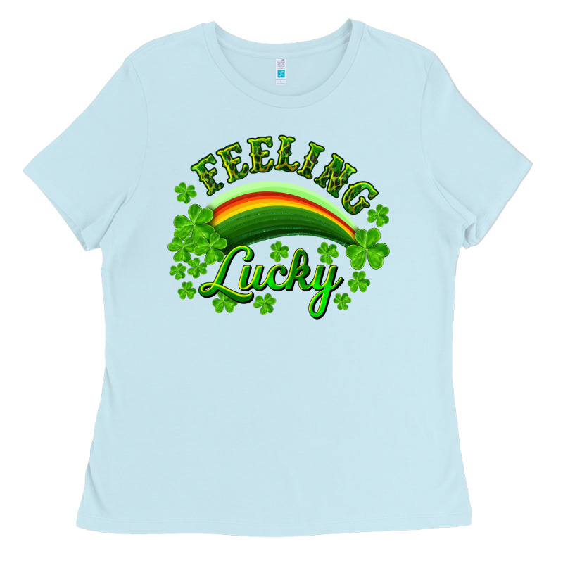 Feeling Lucky With Rainbow Ladies Tee by RanaPortraitStore | Teevron