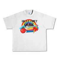 Lunar Rock back to school hello first grade 3200x2400 Urban Heavy Tee - AdoDesignShop
