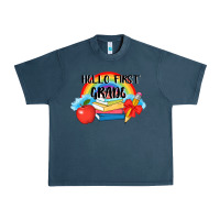 Midnight Navy back to school hello first grade 3200x2400 Urban Heavy Tee - AdoDesignShop