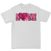 Dove Grey Breast Cancer Love Premium Tee - texasbilliewilder