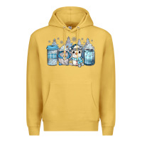 Antique Gold winter coffee Premium Hoodie - JahusDesignShop