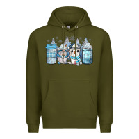 Army Green winter coffee Premium Hoodie - JahusDesignShop