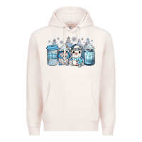 Pale Pink winter coffee Premium Hoodie - JahusDesignShop