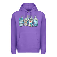 Purple winter coffee Premium Hoodie - JahusDesignShop