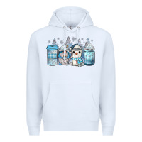 White winter coffee Premium Hoodie - JahusDesignShop