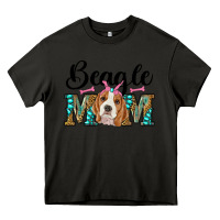 Asphalt western beagle mom Heavy Core Tee - RanaPortraitStore