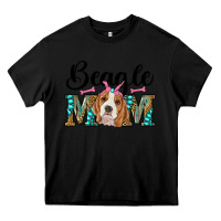 Black western beagle mom Heavy Core Tee - RanaPortraitStore