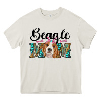 Cream western beagle mom Heavy Core Tee - RanaPortraitStore