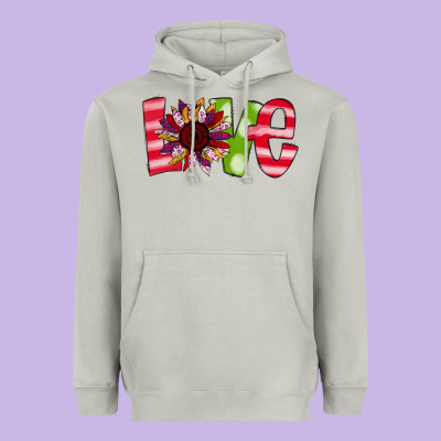 Love Sunflower Heavyweight Hoodie Designed By Bettercallsaul