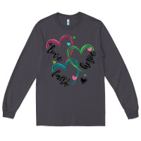 Smoke faith hope love Long Sleeve Tee - MaliasSmallBusiness