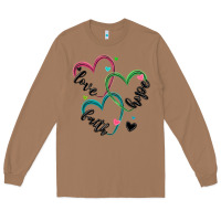 Toasted Coconut faith hope love Long Sleeve Tee - MaliasSmallBusiness