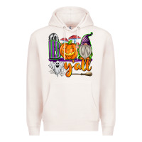 Pale Pink Boo Y'all Premium Hoodie - texasbilliewilder