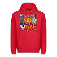 Red Boo Y'all Premium Hoodie - texasbilliewilder