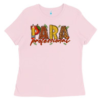 Bubblegum Pink paraprofessional Ladies Tee - texasbilliewilder