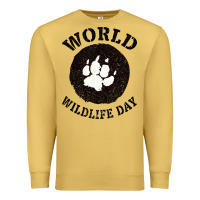 Antique Gold World Wildlife Day Premium Sweatshirt - Bettercallsaul