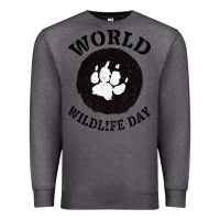 Charcoal Heather World Wildlife Day Premium Sweatshirt - Bettercallsaul