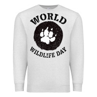 Oatmeal Heather World Wildlife Day Premium Sweatshirt - Bettercallsaul