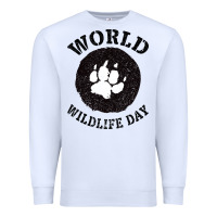 White World Wildlife Day Premium Sweatshirt - Bettercallsaul