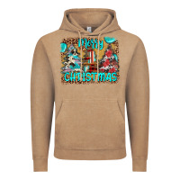 Vintage Coffee merry christmas Vintage Hoodie - JahusDesignShop