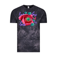 Cloud Black love balloons and pink valentines telephone Vintage Tee - AdoDesignShop