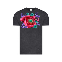 Love Balloons And Pink Valentines Telephone Vintage Tee | Teevron