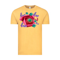 Vintage Mustard love balloons and pink valentines telephone Vintage Tee - AdoDesignShop