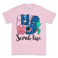 Bubblegum Pink Scrub Life Nurse Classic Tee - LillyAllenDesigns
