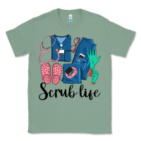Sage Scrub Life Nurse Classic Tee - LillyAllenDesigns