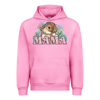 Fuchsia Pink Easter Bunny Mama  mother's day Urban Hoodie - HowdyJamesFarm