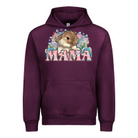 Mauve Wine Easter Bunny Mama  mother's day Urban Hoodie - HowdyJamesFarm