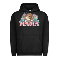 Pigment Black Easter Bunny Mama  mother's day Urban Hoodie - HowdyJamesFarm