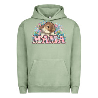Pigment Oil Green Easter Bunny Mama  mother's day Urban Hoodie - HowdyJamesFarm