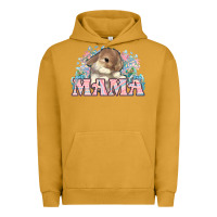 Pigment Peanut Butter Easter Bunny Mama  mother's day Urban Hoodie - HowdyJamesFarm