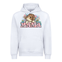 White Easter Bunny Mama  mother's day Urban Hoodie - HowdyJamesFarm
