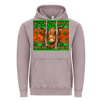 Vintage Zinc st patricks day long haired cow Vintage Hoodie - Jasminsmagicworld