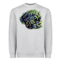 Heather Grey Sea Coral Heavyweight Sweatshirt - LillyAllenDesigns