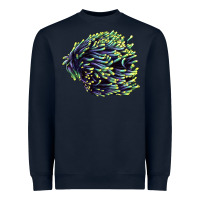Navy Sea Coral Heavyweight Sweatshirt - LillyAllenDesigns