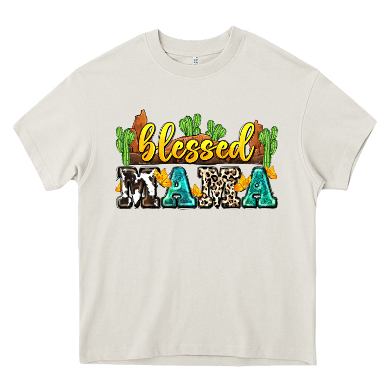 Blessed Mama Heavy Core Tee by Zillion Design Studio | Teevron