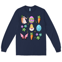 Navy easter elementary Long Sleeve Tee - MaliasSmallBusiness