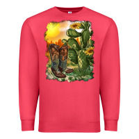 Cardinal western boots with cactus and desert Premium Sweatshirt - RanaPortraitStore