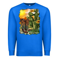 True Royal western boots with cactus and desert Premium Sweatshirt - RanaPortraitStore