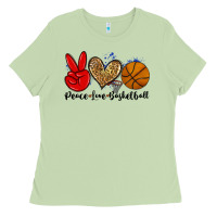 Matcha peace love basketball Ladies Tee - Zillion Design Studio