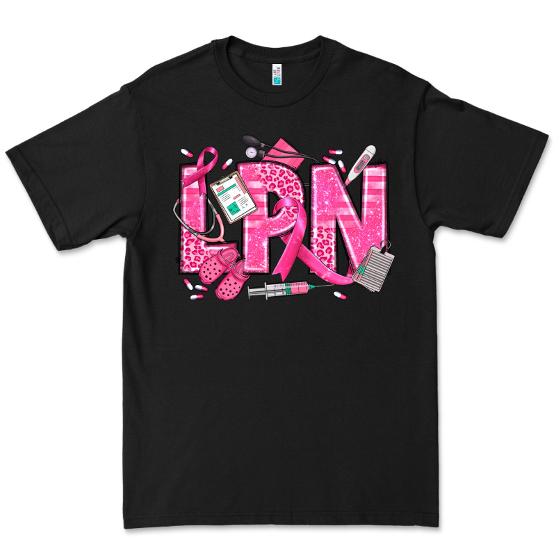 Breast Cancer Lpn Licensed Practical Nurse Premium Tee by texasbilliewilder | Teevron
