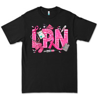 Black Breast Cancer LPN Licensed Practical Nurse Premium Tee - texasbilliewilder