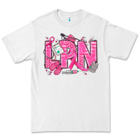 White Breast Cancer LPN Licensed Practical Nurse Premium Tee - texasbilliewilder