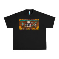 Black western heifer mom with sunflowers and turquoise license plate Urban Heavy Tee - Artiststas